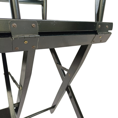 Casual Home Director's Chair, Black Frame/Black Canvas,Suitable for adults, foldable style, 2pcs/set populus - V.I.P Digital Presence