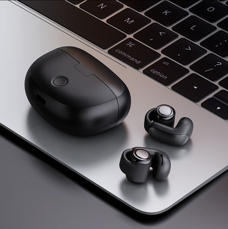 V12 new black technology ear clip noise reduction, long battery life, sports ear clip, comfortable to wear, wireless Bluetooth earphones - V.I.P Digital Presence