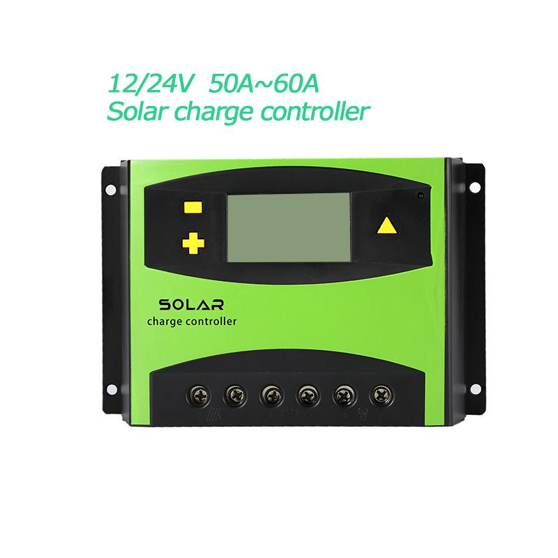 12V 24V 60A 50A 40A 30A  Solar Controller with LCD Function Dual USB 5VDC Output Solar Panel Battery Charge Regulator - V.I.P Digital Presence