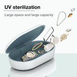 Esterilizador de teléfono con luz ultravioleta de 15 W, limpiador inalámbrico, esterilizador, caja de desinfección ultravioleta multifunción.