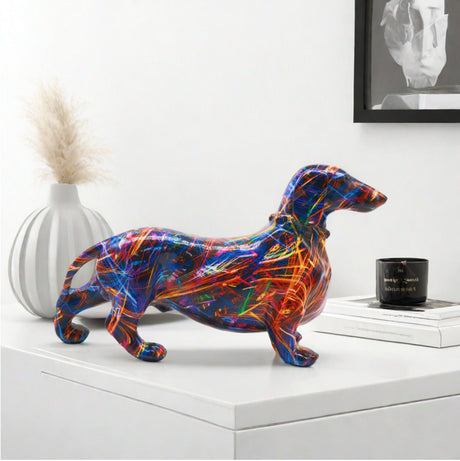 Modern minimalist sausage dog ornaments, creative home wine cabinet decorations, office desktop decorations, handicrafts - V.I.P Digital Presence