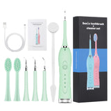 Seven-In-One Tooth Cleaner 4-Speed Electric Toothbrush Tartar Cleaning USB Household Tooth Cleaning Kit Tooth Cleaner - V.I.P Digital Presence
