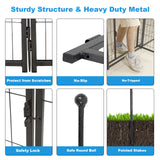 16 Panels Dog Playpen for outdoor,yard,camping,24"Height dog fence with 2 doors. - V.I.P Digital Presence