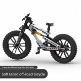 Off road soft tail bicycle assembly building block diamond frame front double suspension rear single suspension chain linkage - V.I.P Digital Presence
