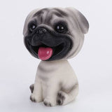 Cute doll decorations in the car, resin bobblehead dog animal bulldog, creative cute car ornaments - V.I.P Digital Presence