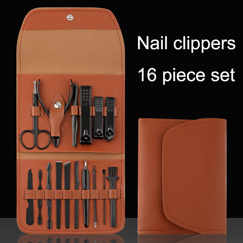Nail clipper set, nail tools, nail clippers, men's carbon steel nail clippers, ear tips, decorative foot combinations - V.I.P Digital Presence