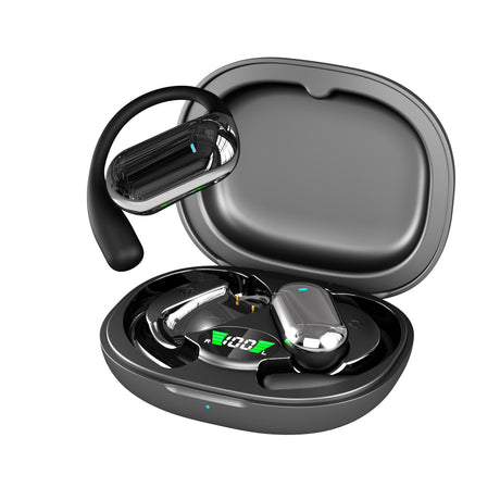 Wireless earphones open, non in ear, ultra long battery life, noise cancelling Bluetooth earphones for running and sports, hanging ear headphones - V.I.P Digital Presence