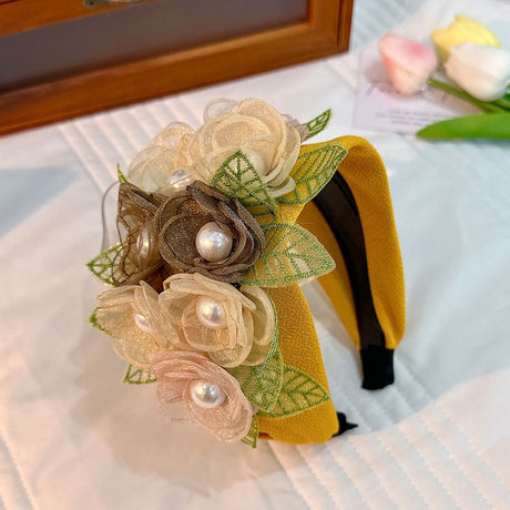 Handmade Fabric Headband for Fashion Flower Series - V.I.P Digital Presence