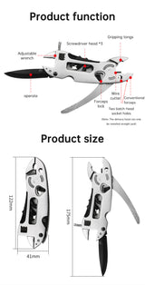 Outdoor camping regular pliers, multi-purpose tool pliers, outdoor wrench tool combination - V.I.P Digital Presence