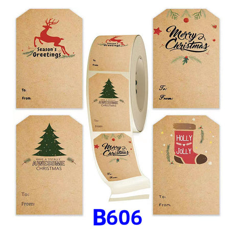 Christmas gift stickers decorative sealing sticker Merry Christmas Reward Self-adhesive labels Children's Day party - V.I.P Digital Presence