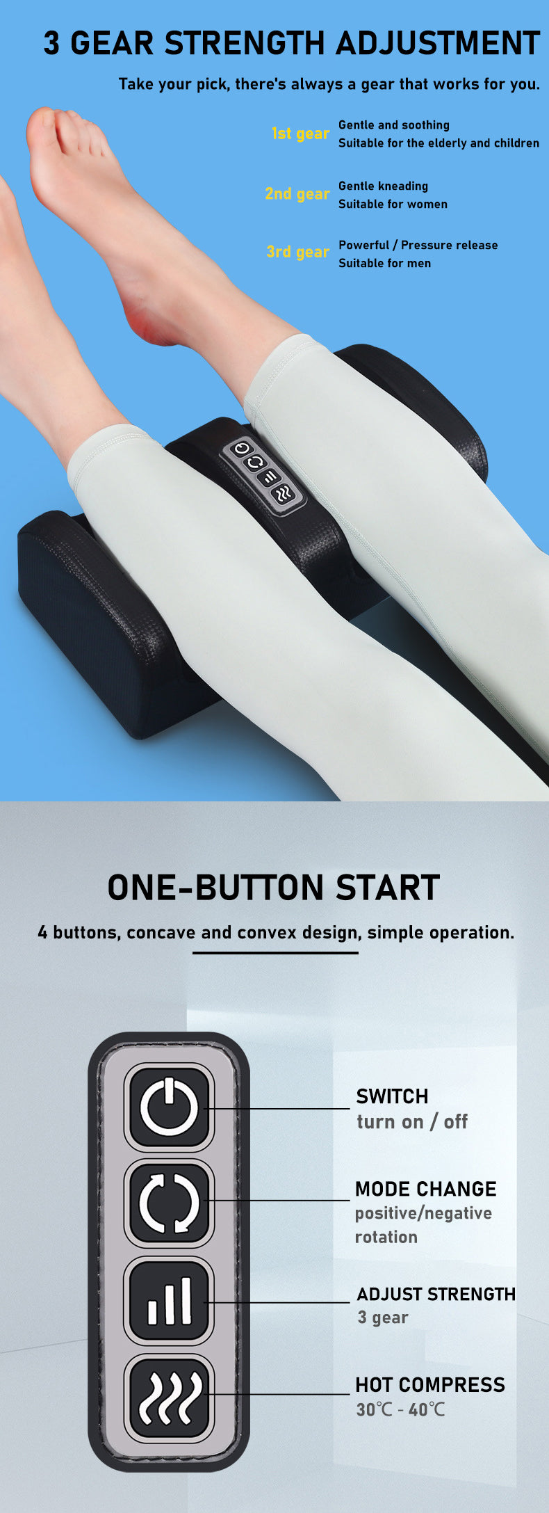 Shiatsu Foot Massager Spa Bath Massager Foot Bath Spa Foot Massager Machine for Feet Leg Calf - V.I.P Digital Presence