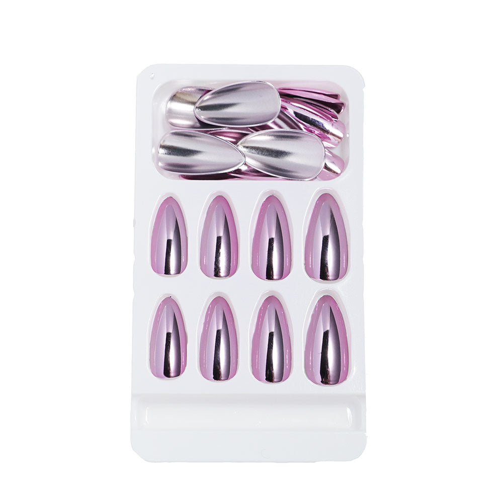 Wearable Nails European and American Style Electroplated Fake Nails Bronze Wearable Patch Manicure Nail Finished Products - V.I.P Digital Presence
