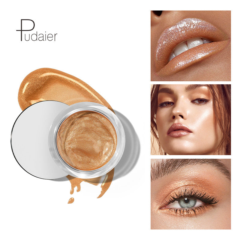 Pudaier 10-color liquid blush eyeshadow brightens lips and cheeks to contour naturally with fine glitter highlights - V.I.P Digital Presence