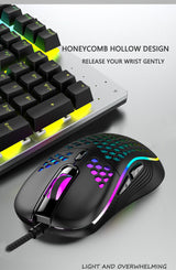 2.4G Wireless Cave Mouse Lightweight Gaming Mouse with Luminous 7 Color Breathing Light Computer Accessories - V.I.P Digital Presence