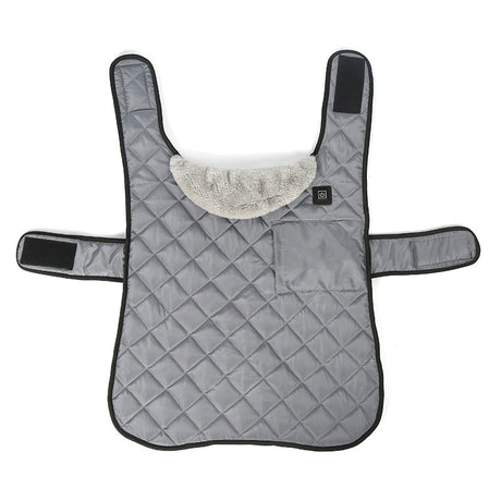 Heated Pet Clothing - New Fashion Warm Dog Cotton Jacket with Short Rabbit Fur - V.I.P Digital Presence