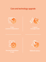 Heated Knee Brace Wrap Pad Dual-use Thermostat Usb Heating Knee Pads For Knee Sprains Strains Arthritis with massage - V.I.P Digital Presence