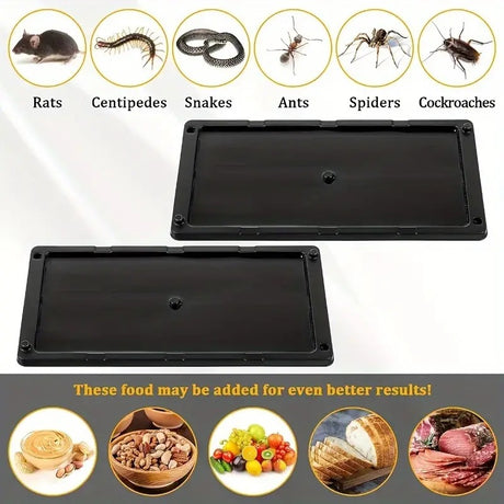 2pcsEliminate Mice & Insects Instantly Mouse & Insect Glue Traps Ready To Use Indoors,Rodent Mouse Rat Insect Sticky Adhesive - V.I.P Digital Presence