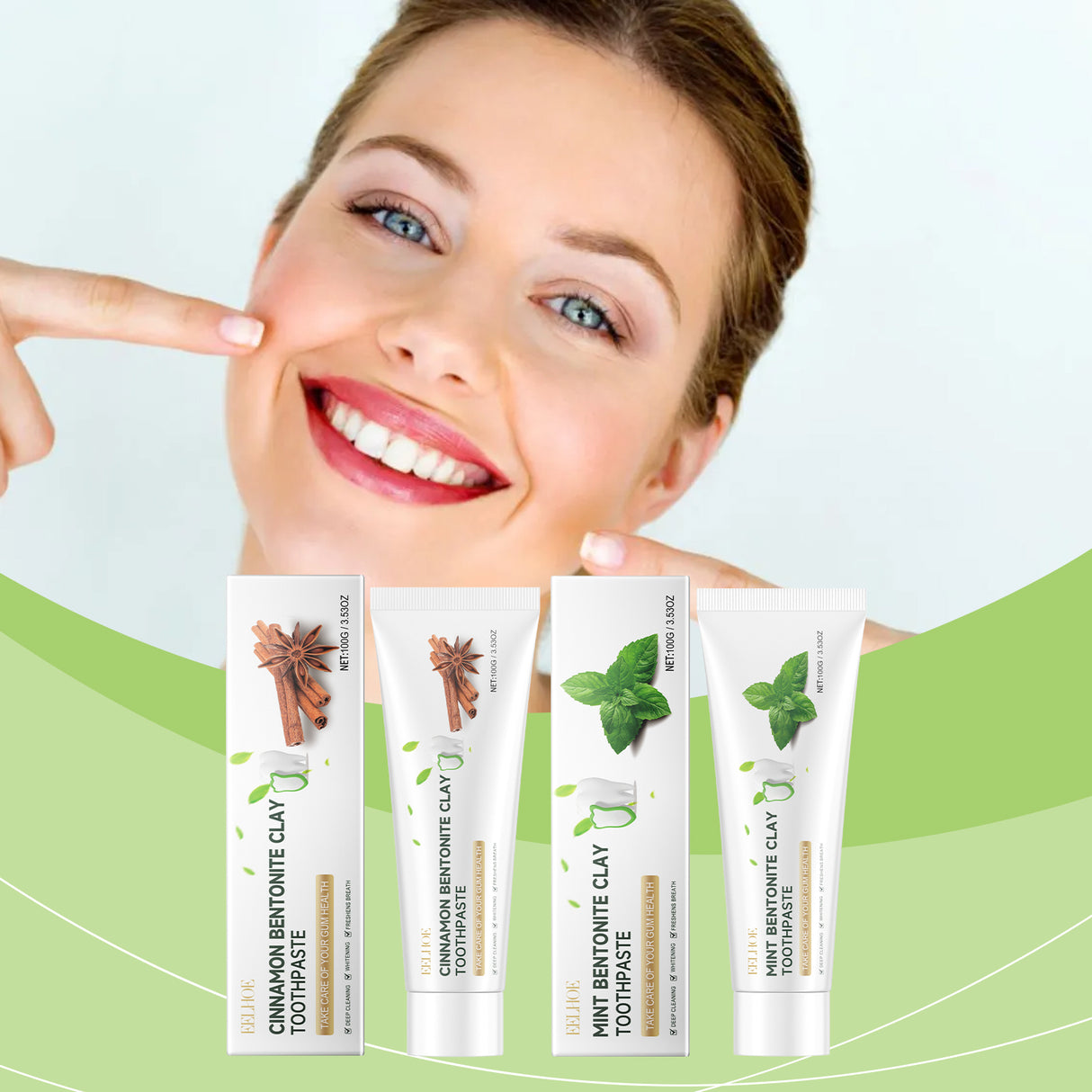 Volcanic Ash Tooth Cleaning Toothpaste Improves Yellow Teeth And Gently Cleans Tooth Dirt Daily Care Toothpaste - V.I.P Digital Presence