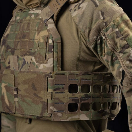 KZ Hunting Vest - Plate Carrier in Low Profile MOLLE, Quick Release, K Zero Style with Belt for Airsoft. - V.I.P Digital Presence