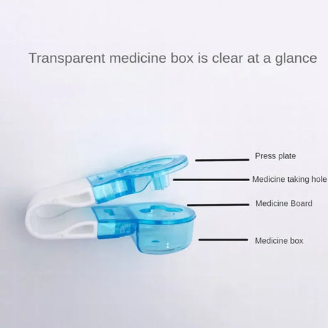 Medication dispenser household small tool press dispensing clip portable dispensing device - V.I.P Digital Presence