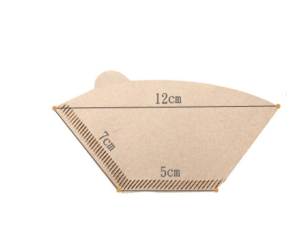 100-Piece Coffee Paper Filter Beige - V.I.P Digital Presence
