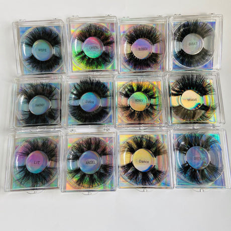 Fluffy Eyelashes 8D 25mm Mink Eyelashes 27mm Long Thick Net Red False Eyelashes - V.I.P Digital Presence