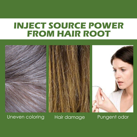 Plant Bubble Hair Natural Black Hair Dark Hair Hair Care Easy Color Lasting Mild Not Irritating - V.I.P Digital Presence