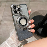 Phone case magnetic bracket Apple 14ProMax electroplated case - V.I.P Digital Presence