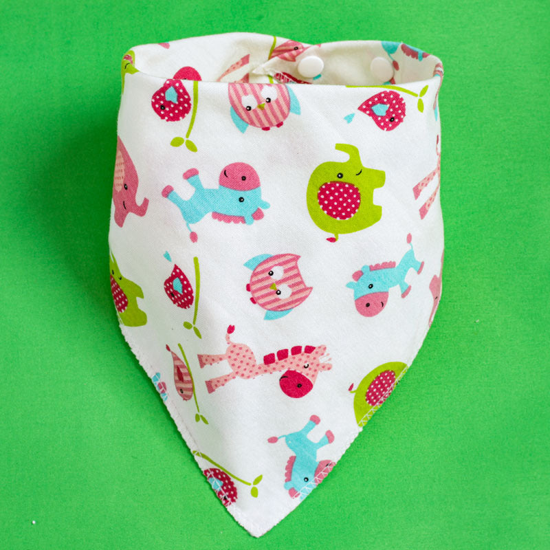 Toalla babeante para bebé, toalla triangular para bebé, doble capa, según la hebilla, pañuelo babero para recién nacidos. 