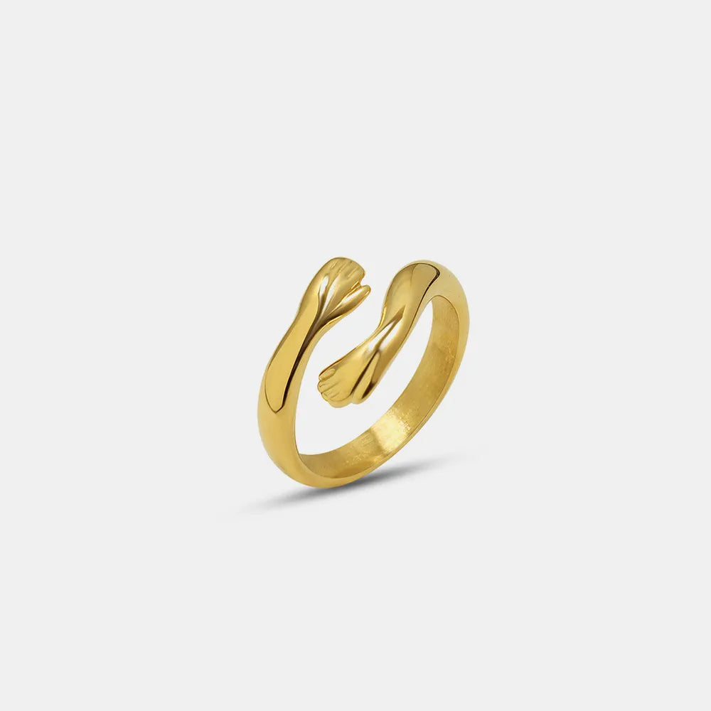 Titanium Steel Hug Bypass Ring - V.I.P Digital Presence