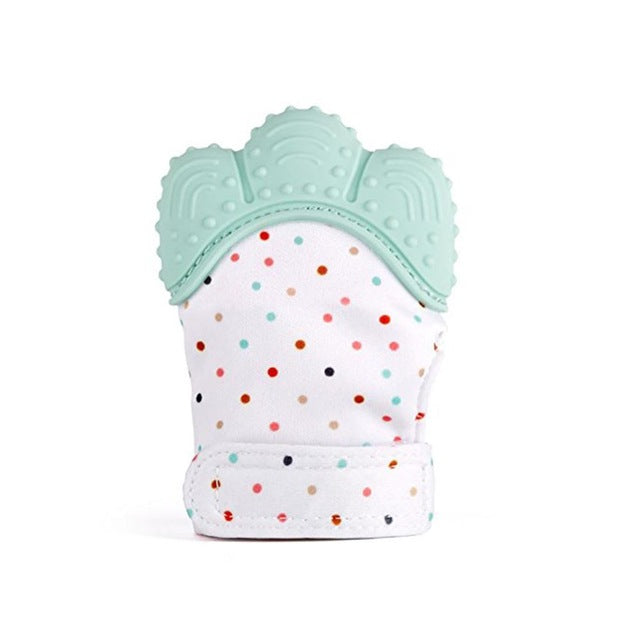 Newborn Baby Gloves Silicone Baby Mitt Teething Mitten Teething Glove Candy Wrapper Sound Teether - V.I.P Digital Presence