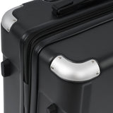 Hardshell Luggage Spinner Suitcase with TSA Lock Lightweight 20'' (Single Luggage) Black + ABS + 20 Inch Carry On