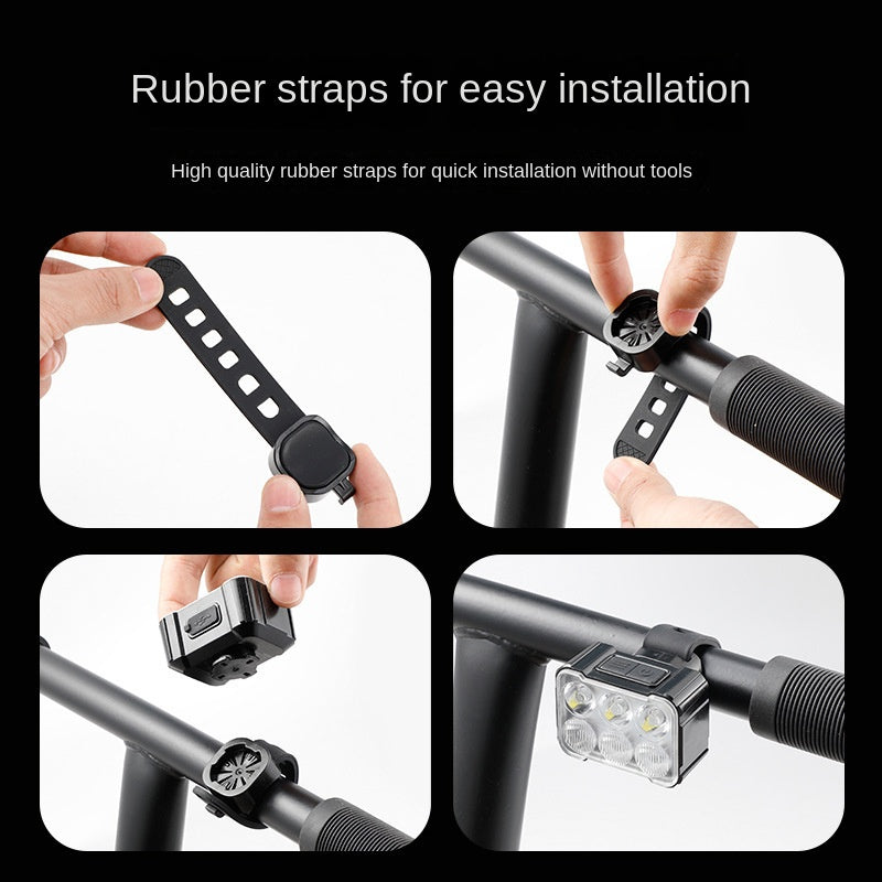 Bicycle lights, headlights, mountain bikes, night riding lights, night flashlights, road bikes, warning lights, taillights, ridi - V.I.P Digital Presence