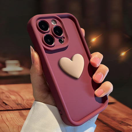 3D Love Suitable for Apple 15 Phone Protective Case Skin friendly Matte iPhone 14 ProMax Lens All Inclusive 16 - V.I.P Digital Presence