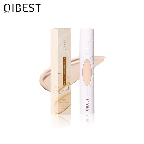 QIBEST Liquid Foundation Long Lasting Makeup Concealer Moisturizing Brightening Matte Natural Liquid Foundation Nude Makeup Repairing Liquid - V.I.P Digital Presence