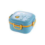 Cartoon cute microwaveable double layer portable lunch box with lid - V.I.P Digital Presence