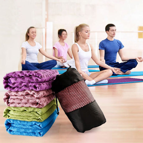 YOUGLE Non Slip Yoga Mat Cover Towel Blanket For Fitness Exercise Pilates Training - V.I.P Digital Presence