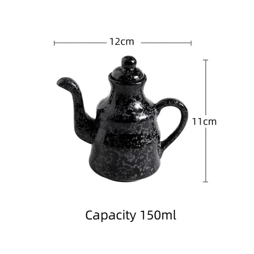Ceramic Blue and White Kuibai Oil Pot Vinegar Bottle Oil Bottle Vinegar Pot Seasoning Pot Soy Sauce Hotel Restaurant - V.I.P Digital Presence