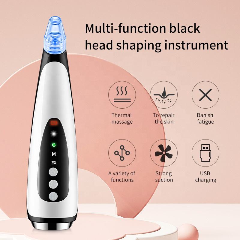 New Electric Suction Blackheads Pore Cleaning Surface Instrument Hot Compress Guide Out Acne Blackheads Beauty Instrument - V.I.P Digital Presence