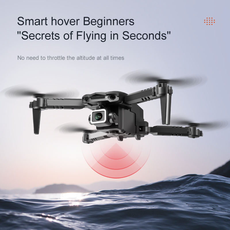 Dron S128 de tres lados para evitar obstáculos, cuadricóptero con cámara dual 4K y fotografía aérea HD, miniavión de control remoto de altura fija 