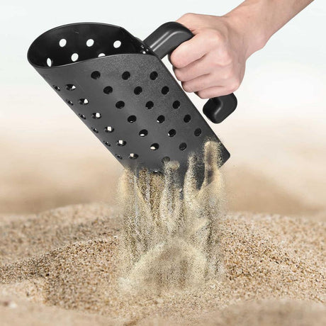 sand scoop hourglass sand bucket filter sieve children's beach tools - V.I.P Digital Presence