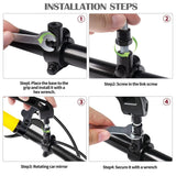 Rearview mirror electric car flat mirror 360 degree adjustable reflector reversing mirror riding accessories - V.I.P Digital Presence