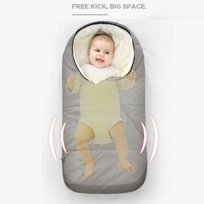 Newborn Baby Winter Warm Sleeping Bags Infant Button Swaddle Wrap Swaddling Stroller Wrap Toddler Blanket Children Sleeping Bags - V.I.P Digital Presence