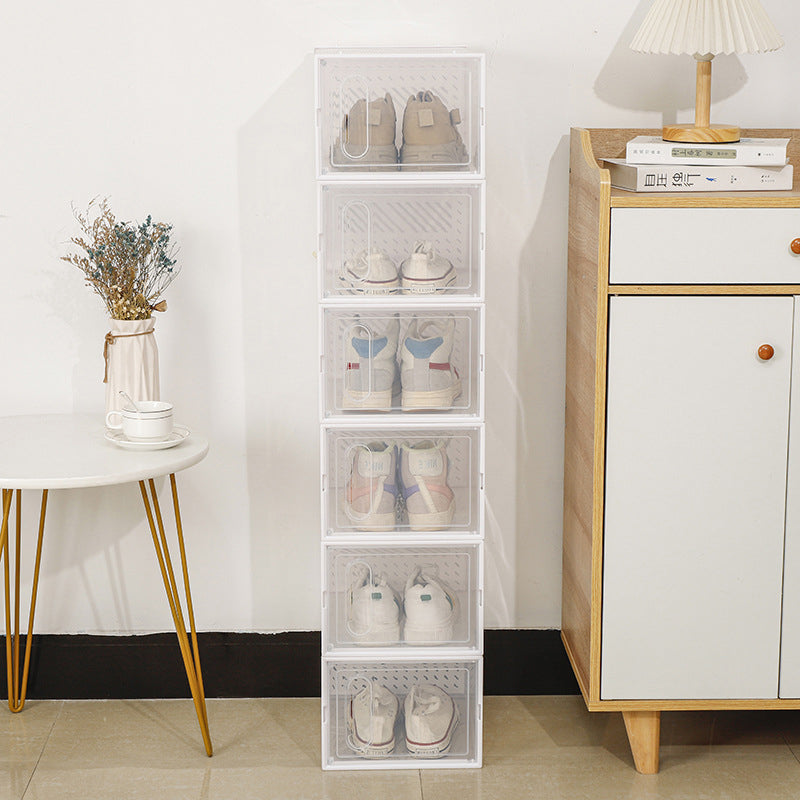 Hot Selling Foldable Shoe Storage Box, Stackable Shoe Cabinet, Dustproof Shoe Organizers Rack Shelf. - V.I.P Digital Presence