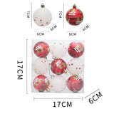 Christmas hanging ball Christmas tree decoration snowflakes five-star Christmas ball accessories combination - V.I.P Digital Presence