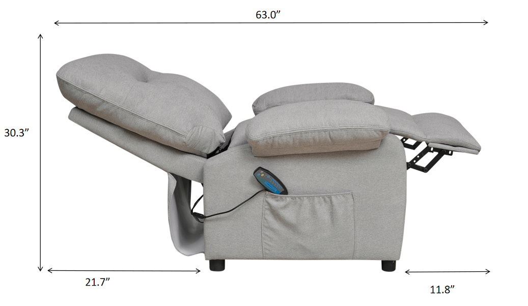 Recliner Chair with Message and Heater, Recliner Chair for Adult, Manual Control Message Chair - V.I.P Digital Presence