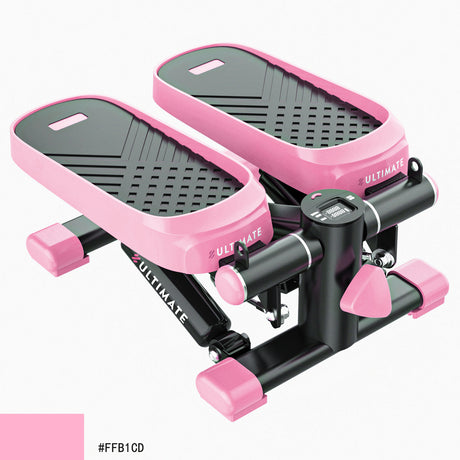 Home Office Exercise 330LBS Capacity Mini Stepper with Resistance Bands and LCD Monitor ，blue - V.I.P Digital Presence