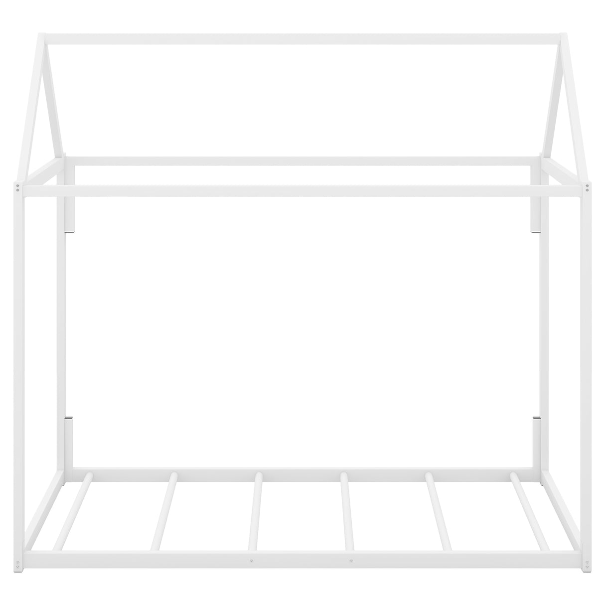 Metal House Shape Platform Bed   twin