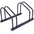 2 bicycle parking racks 22-28 inch wheel supports, maximum tire width 2.15 inches, black painted - V.I.P Digital Presence