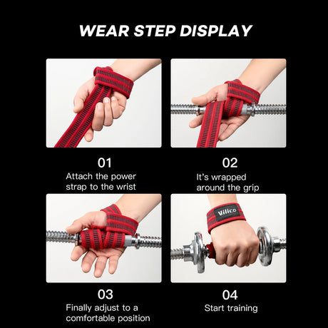 Hard Pull Assist Belt Fitness Gloves Weightlifting Pull Up Assist Grip Belt - V.I.P Digital Presence